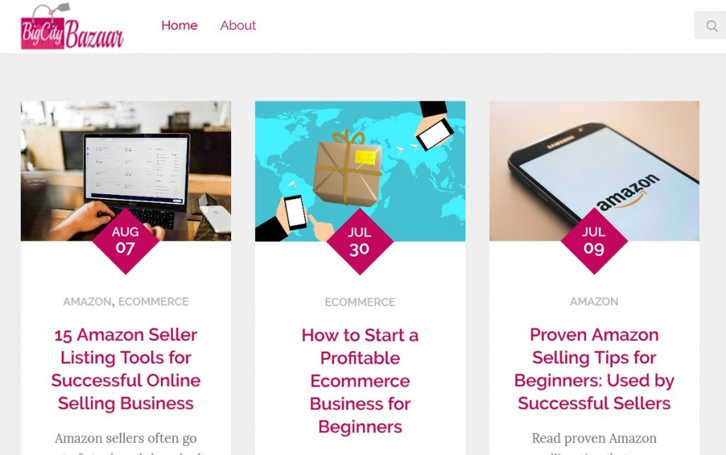 BigCityBazaar - An E-commerce Blog