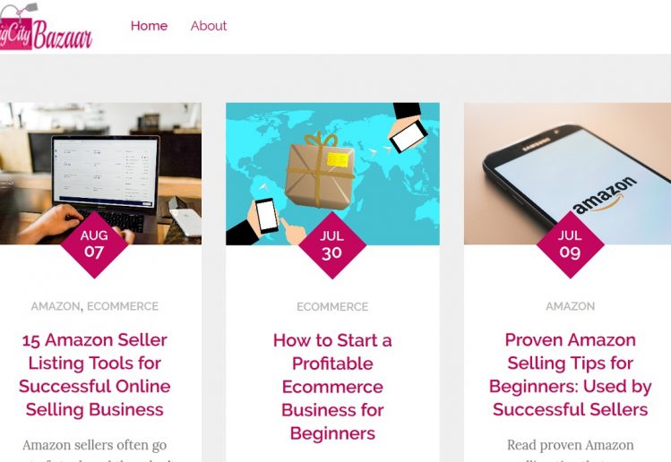BigCityBazaar - An E-commerce Blog
