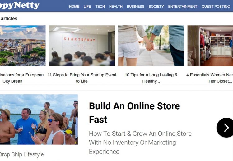 HappyNetty - A Social Blog