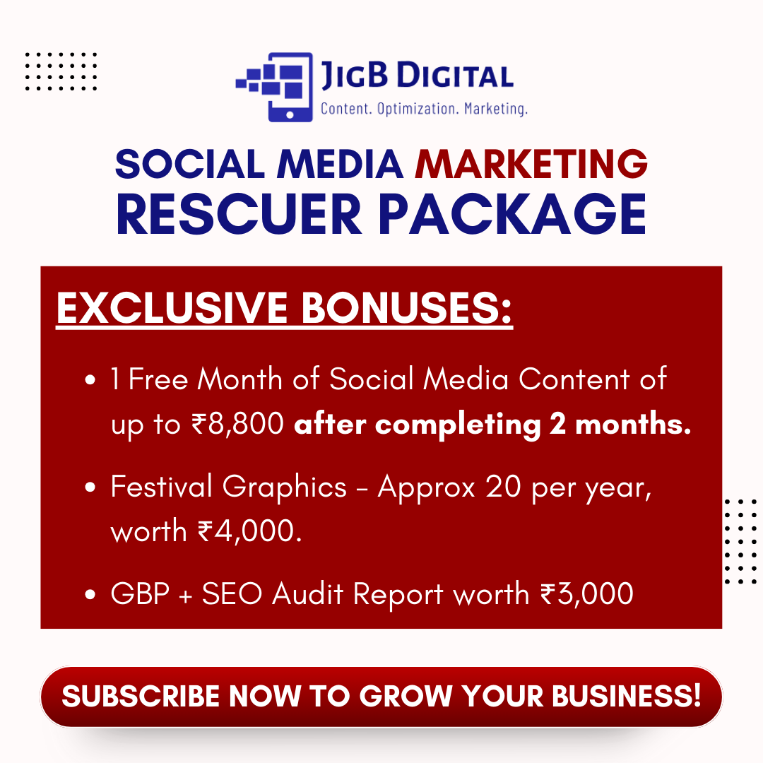BONUSES OF Social Media Marketing rescuer package - 2025