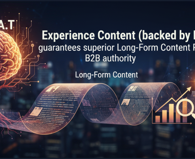 Image for Long-form content ROI with Experience content backed by EEAT Post 14-Oct-2025