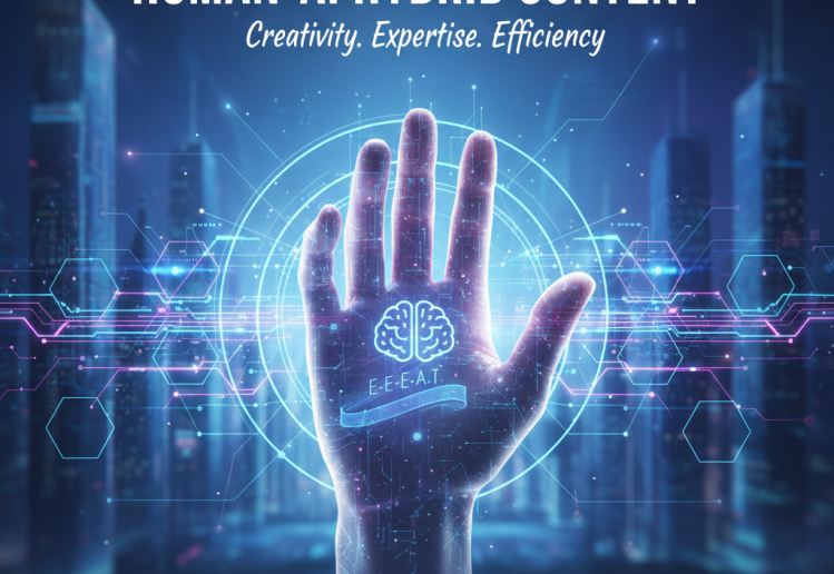 Main Image for the article on Human-AI Hybrid Content